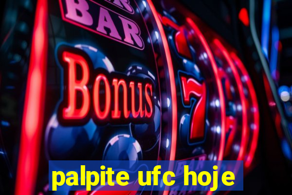 palpite ufc hoje